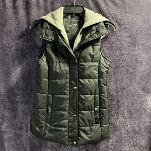 Arizona Black vest with hood Size XS